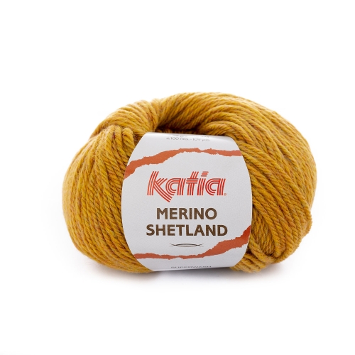 Merino Shetland von Katia 50g-Knäuel Farbe 101 gelb